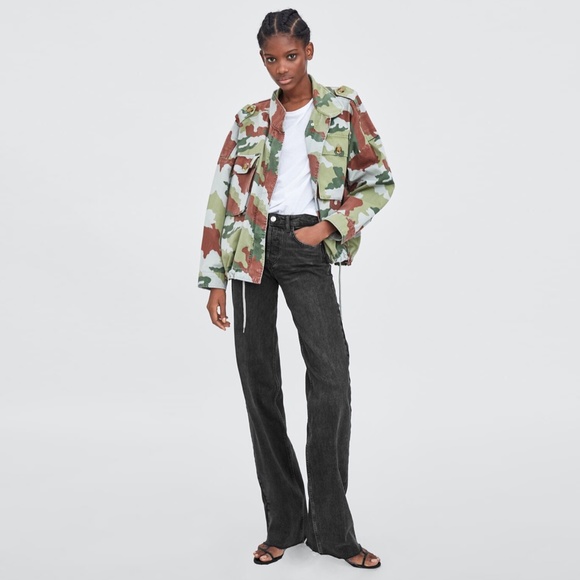 NEW - Zara Trf Camouflage Jacket - Size S - Picture 2 of 13
